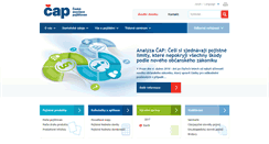 Desktop Screenshot of cap.cz