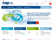Tablet Screenshot of cap.cz