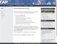 Tablet Screenshot of cap.de